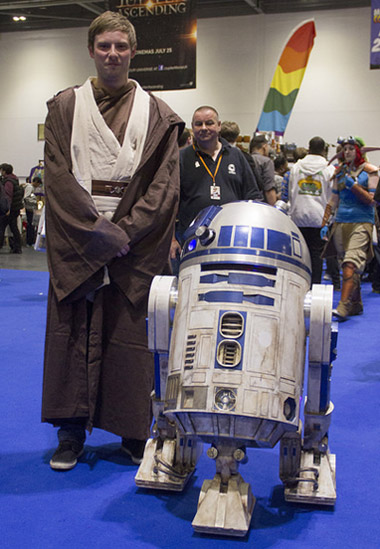 Obi-Wan Kenobi Kostüm Bewertung von Alex und R2D2
