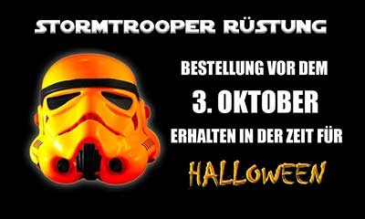 Star Wars Halloween Stormtrooper Rüstung bestellt 2021 