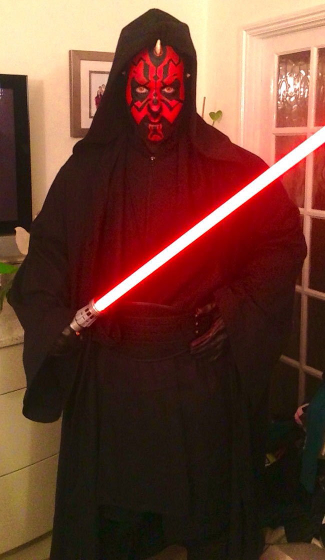 Darth Maul Kostüm Bewertung von Adrian perfekt