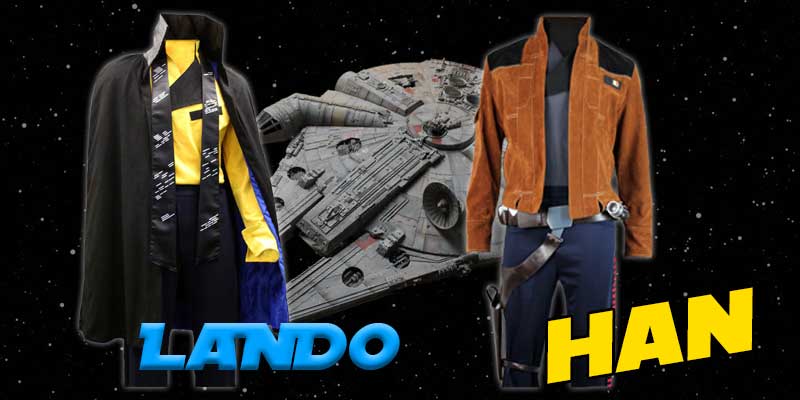 Lando Calrissian and Han Solo cosutmes from Jedi-Robe
