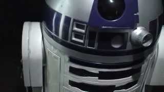 Star Wars R2-D2 Film Prop presented at London Exhibition